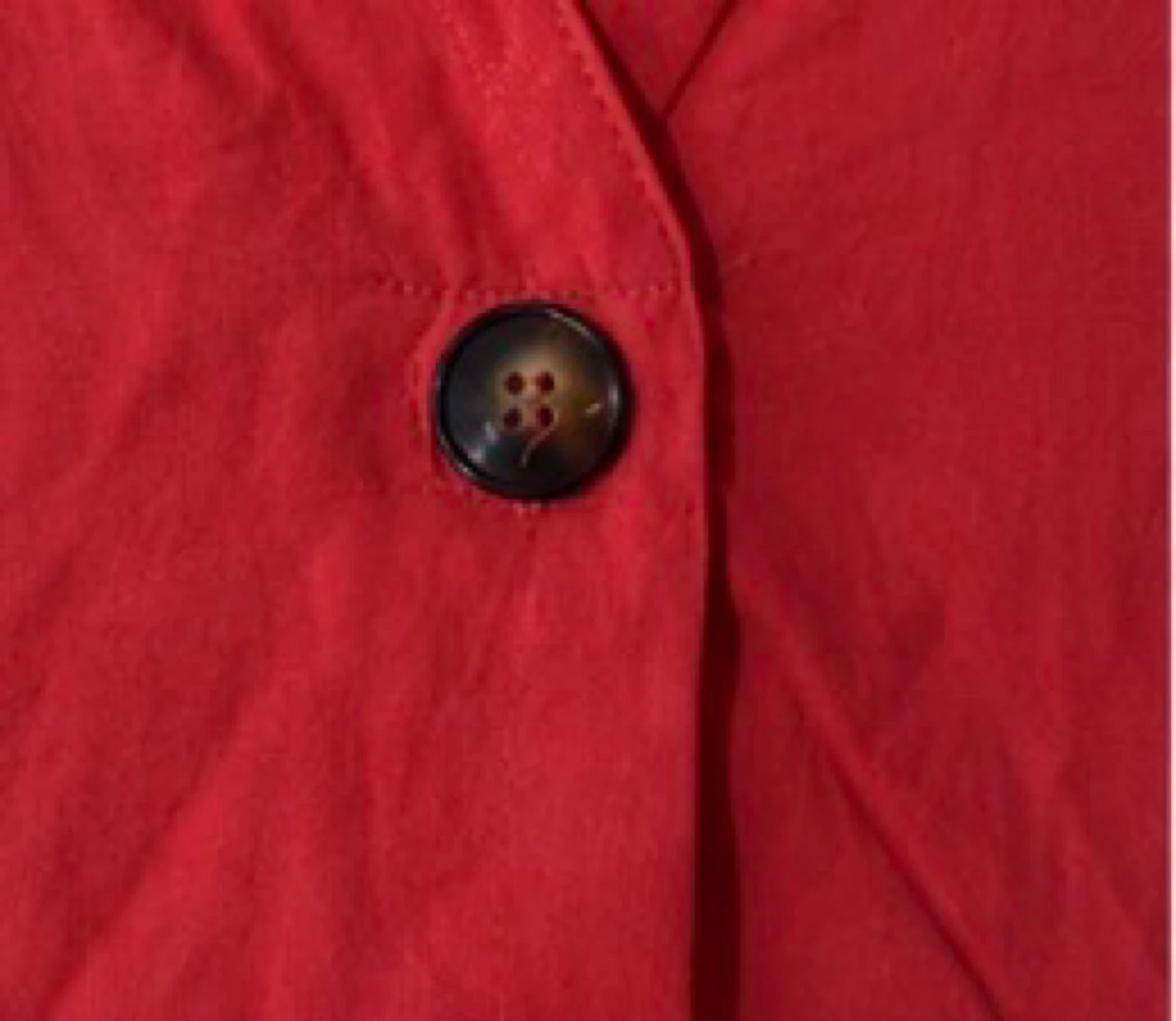 Bréal Sleeveless coral red fluid elegant shirt collar T40 – photo 6